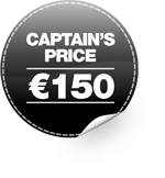 Captain's Price 150 euros
